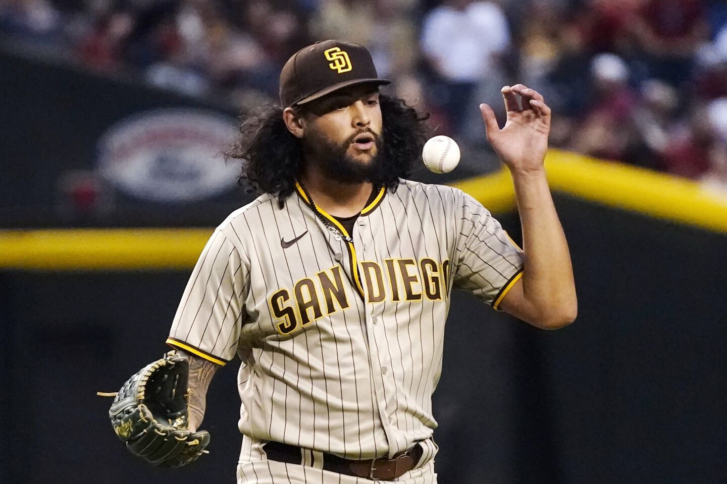 Game 3: Padres LHP Sean Manaea (1-0, 0.00 ERA)Acquired from the A’s earlier this month, Manaea was 2-2 with a 2.68 ERA, 26 strikeouts and a 1.19 WHIP in seven career starts (37 IP) in the Bay Bridge Series against the Giants. Manaea earned the win in his Padres debut with seven strikeouts over seven no-hit innings in Arizona.