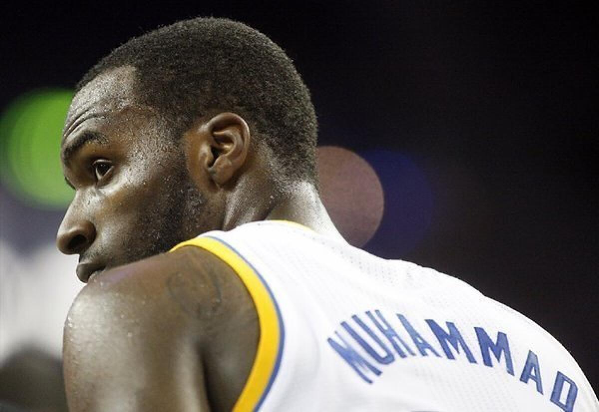 UCLA guard Shabazz Muhammad runs upcourt after scoring against Stanford on Jan. 5.