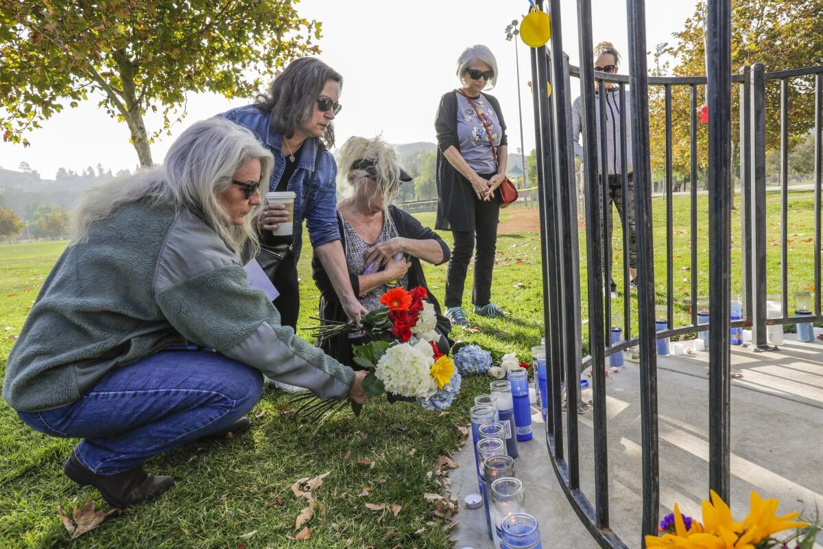 Saugus High School shooting memorial