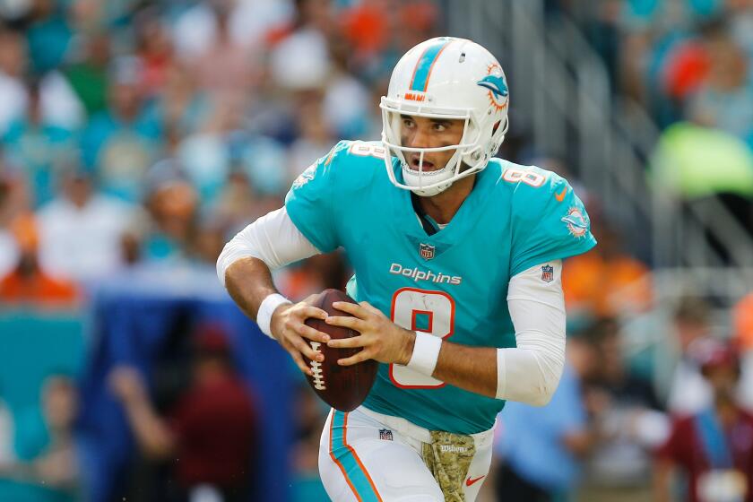 The ex-Broncos and Texans starter became the third quarterback to get a start after a Ryan Tannehill injury.