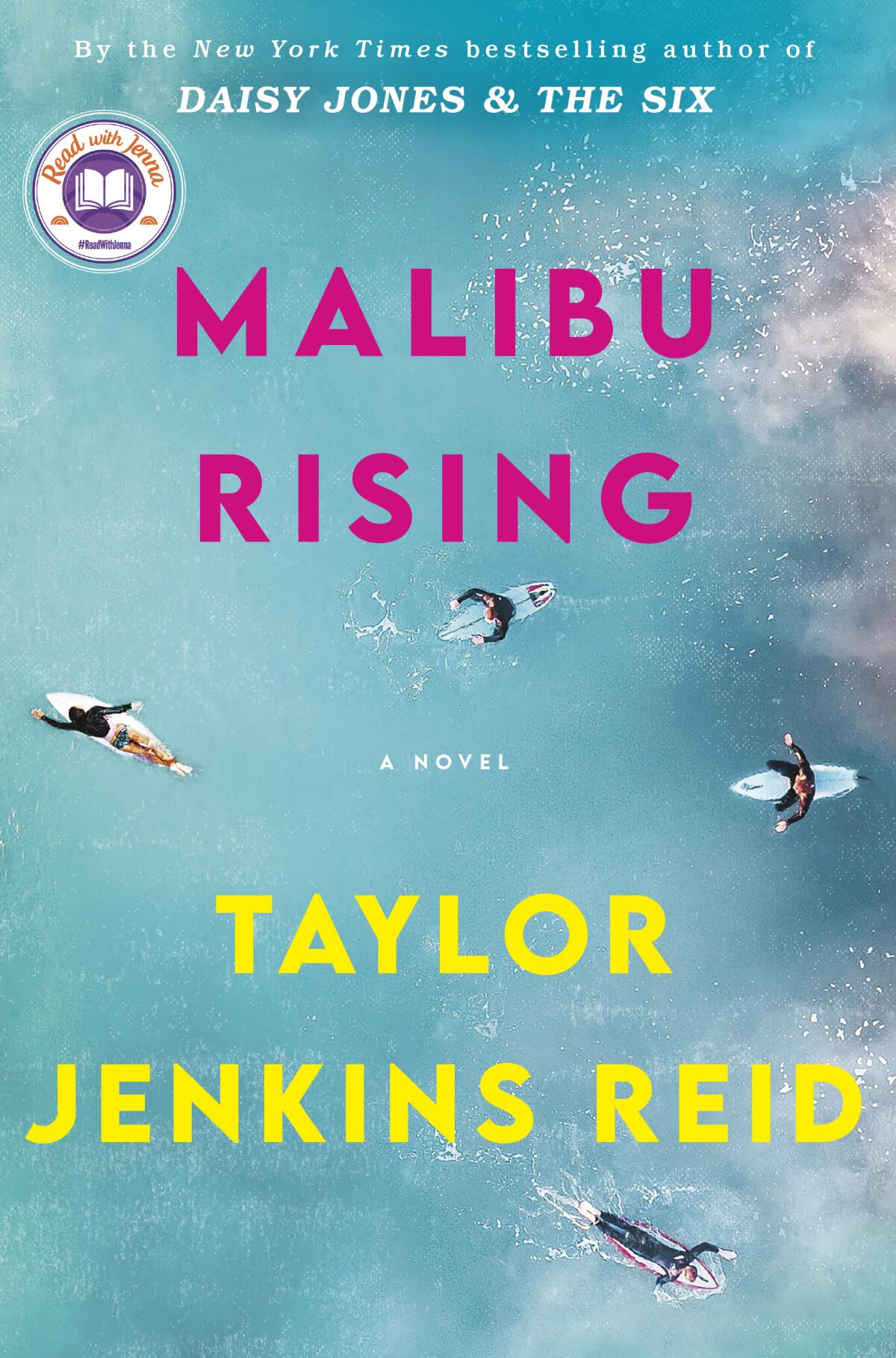 The cover of the book "Malibu Rising" by Taylor Jenkins Reid