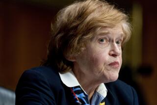 Deborah E. Lipstadt, nominated to be Special Envoy to Monitor and Combat Anti-Semitism, with the rank of Ambassador, appears during her Senate Foreign Relations nomination hearing on Capitol Hill in Washington, Tuesday, Feb. 8, 2022. (AP Photo/Andrew Harnik)