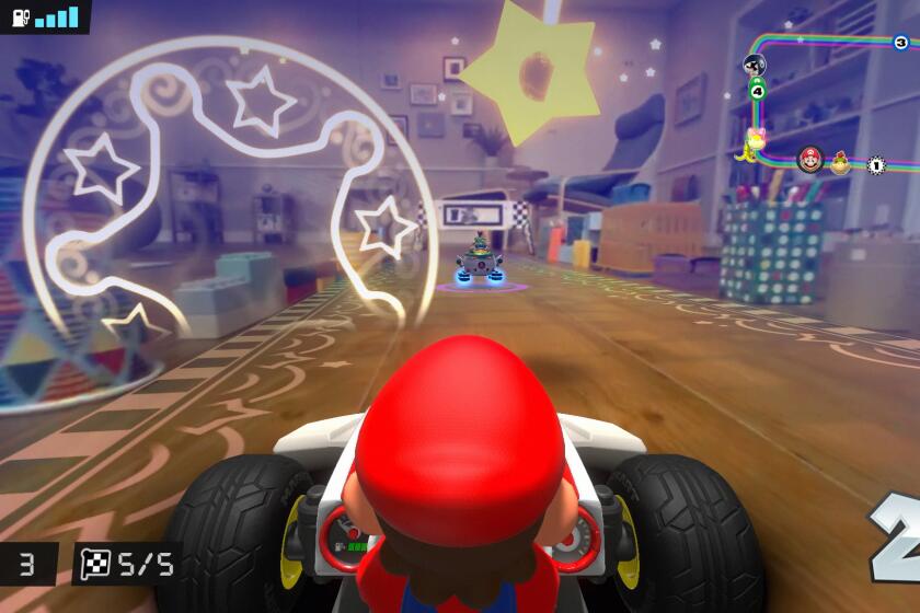 Photo from Mario Kart Live: Home Circuit.