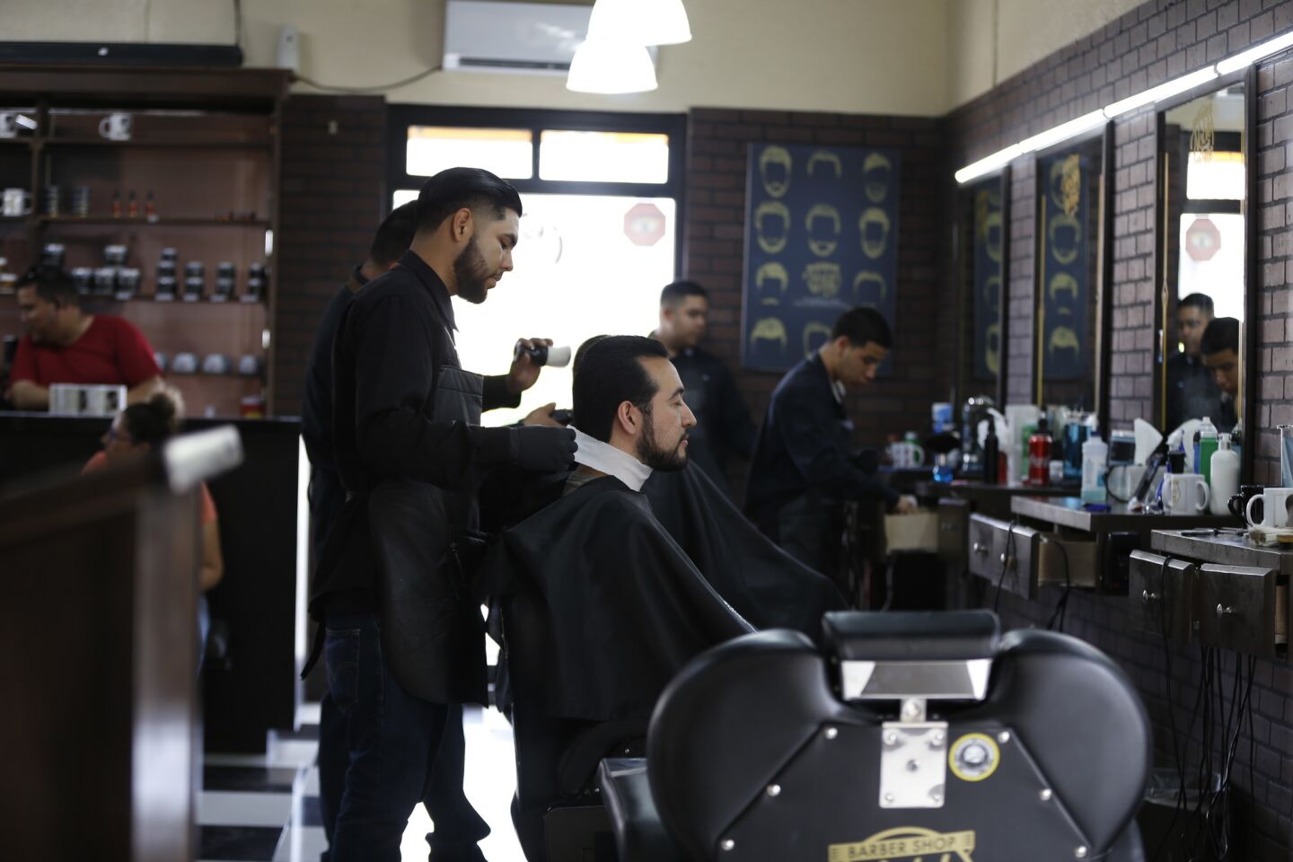 Growing trend of barbershops in Tijuana.
