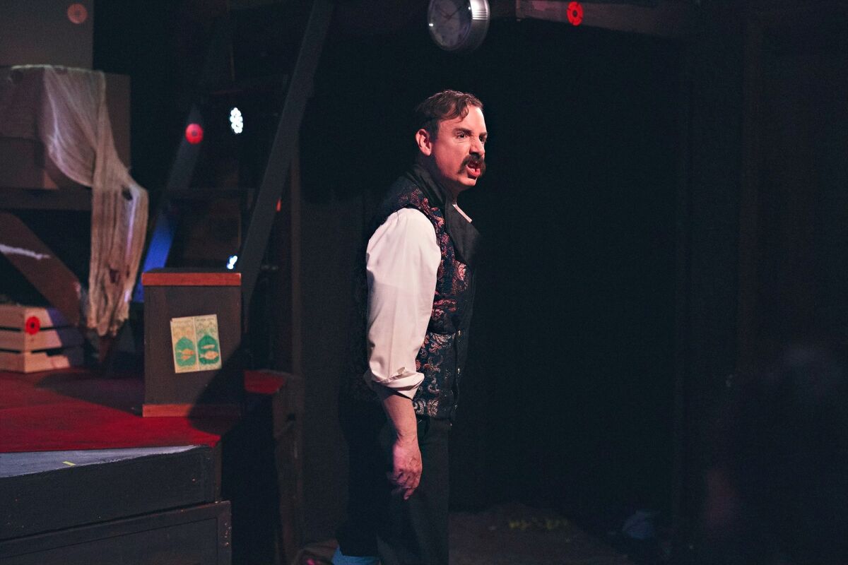 Michael Harrison plays John Wilkes Booth in Wildsong Productions' "Assassins."