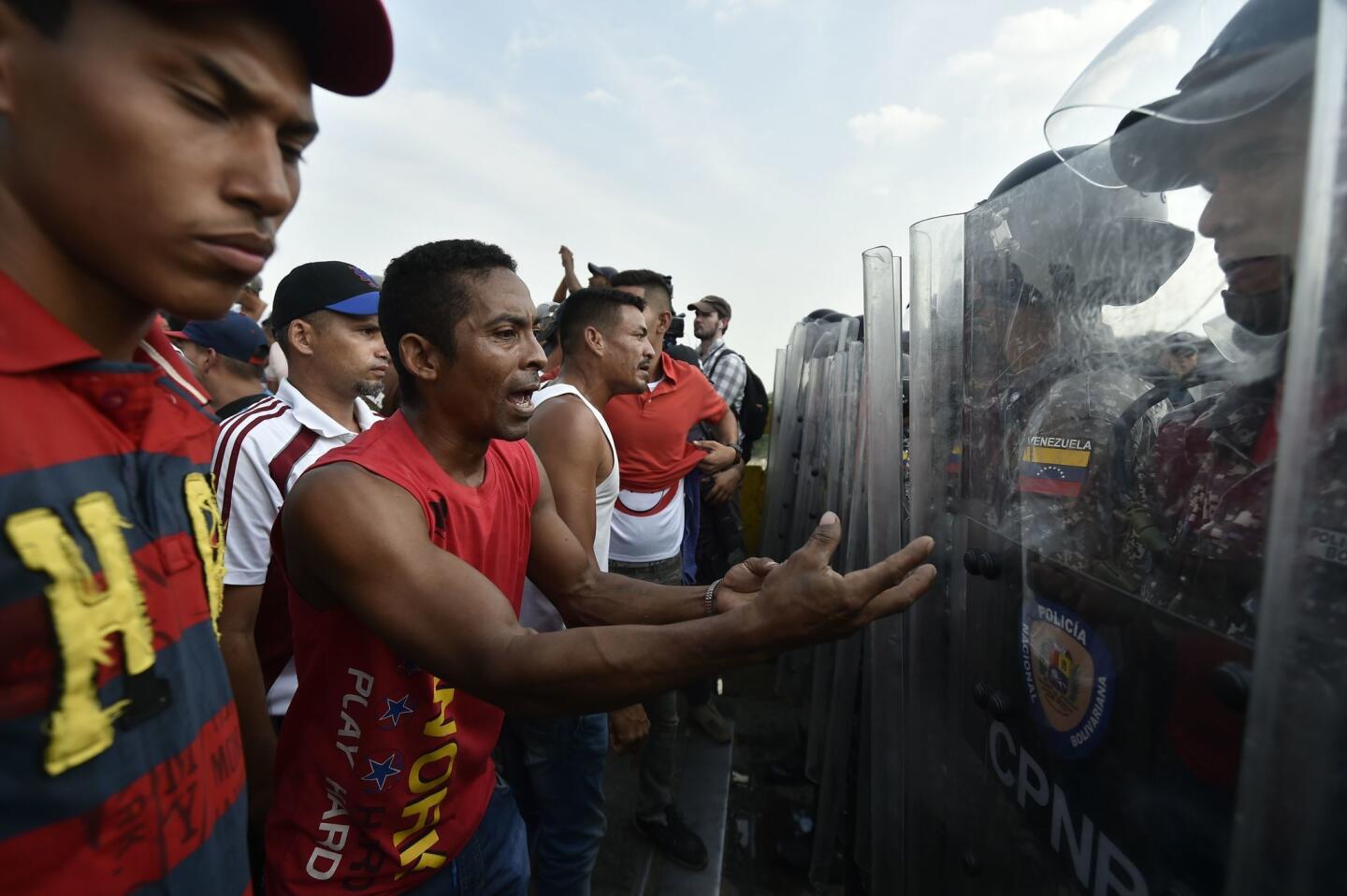 Violence at Venezuela's borders