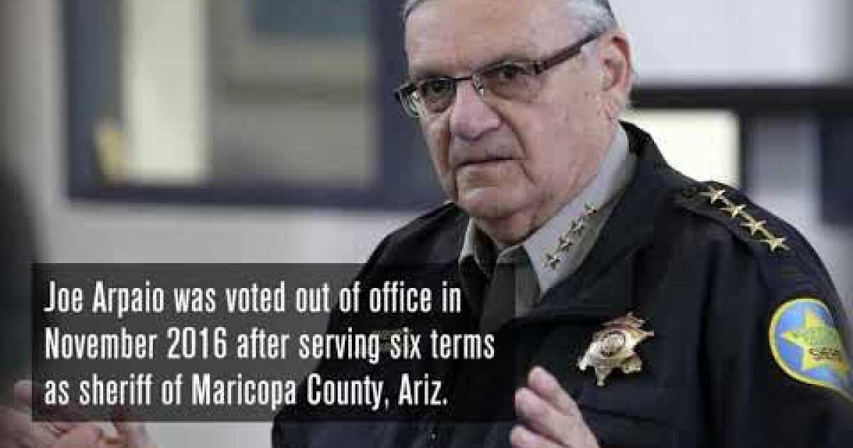 Joe Arpaio Former Sheriff In Arizona Is Found Guilty Of Criminal Contempt Los Angeles Times 