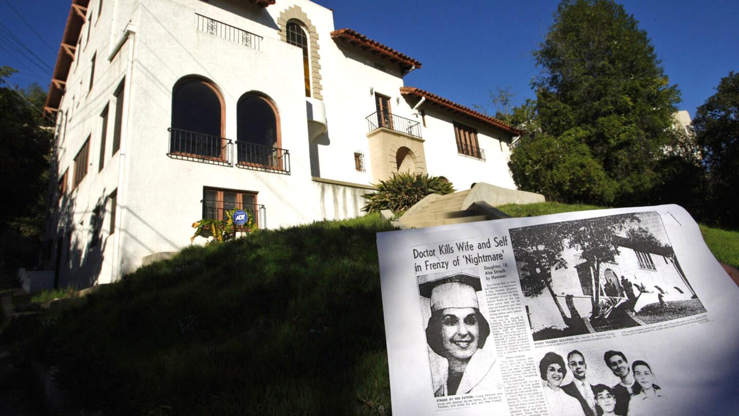 The Los Feliz house where a murder-suicide occurred in 1959 is for sale but sat vacant for decades.