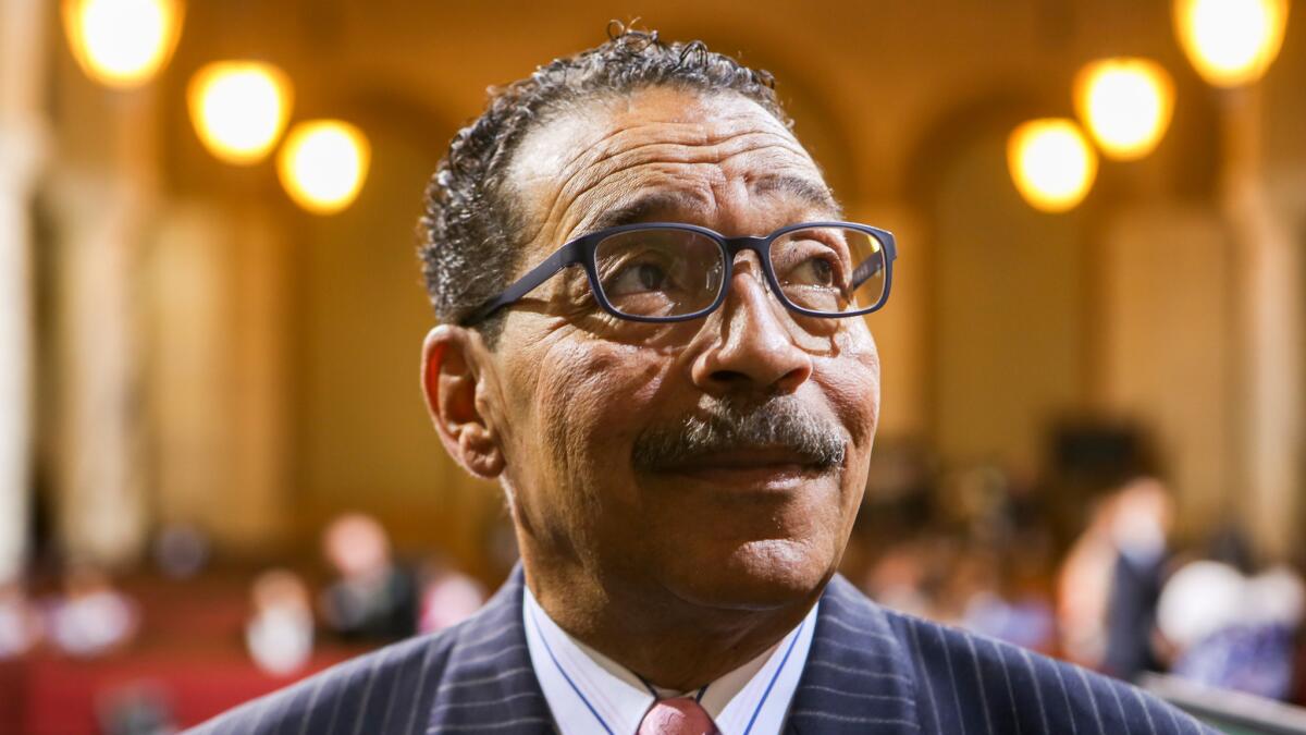 Los Angeles City Council President Herb Wesson at Los Angeles City Hall.