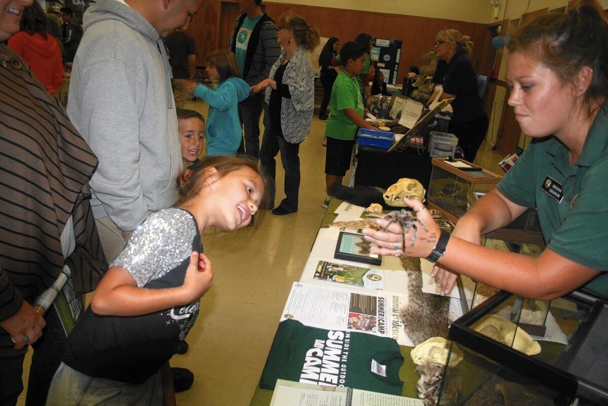  A Davis Magnet School Eco Night in 2016 featured a visit from Inside the Outdoors.