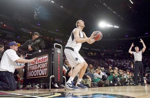 NBA All-Star Foot Locker Three-Point Shootout Dirk