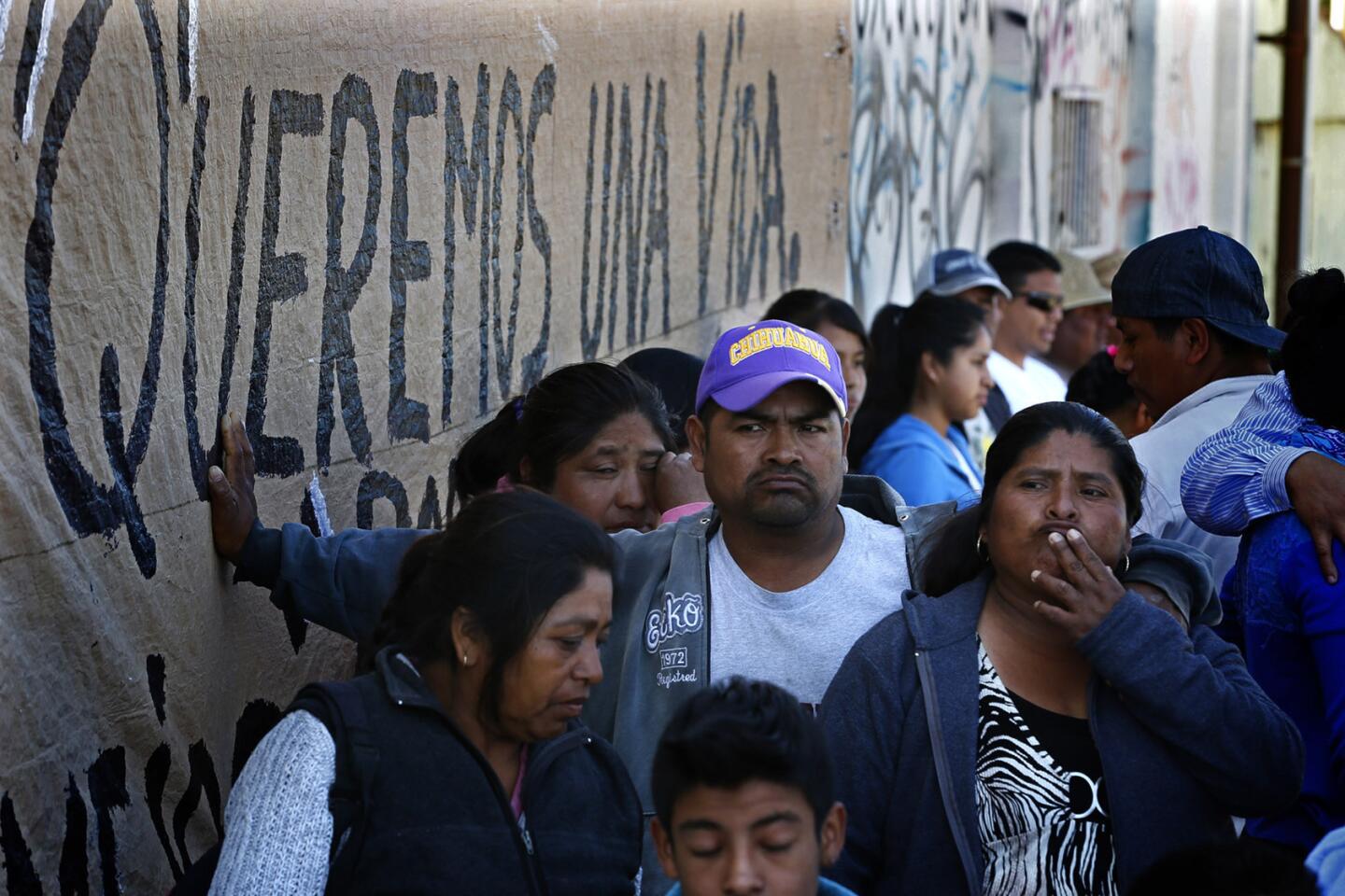 Farmworkers on strike in Baja, Mexico