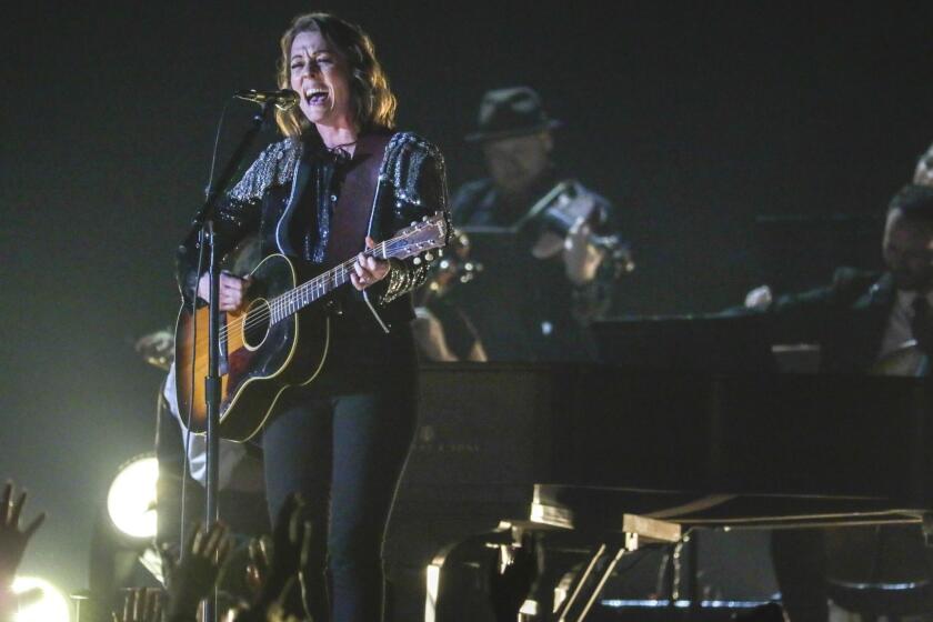 LOS ANGELES, CA - February 10, 2019 Brandi Carlile performs onstage at the 61st GRAMMY Awards at STAPLES Center in Los Angeles, CA. Sunday, February 10, 2019. (Robert Gauthier / Los Angeles Times)