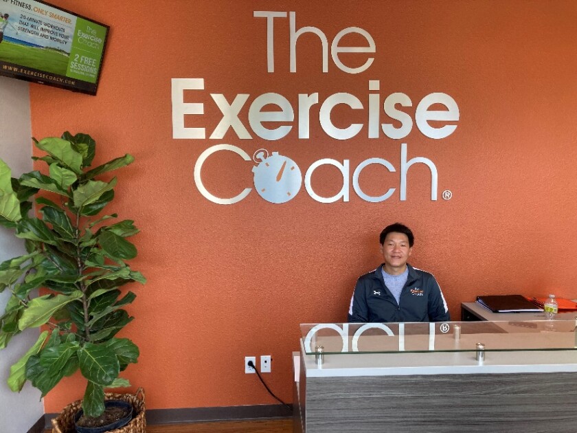 Dave Liu, owner of The Exercise Coach studio in Encinitas.