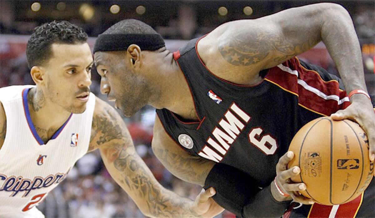 LeBron James and the Miami Heat will be looking for payback when the Clippers travel to South Beach on Friday after Miami lost to L.A. at Staples Center in November.