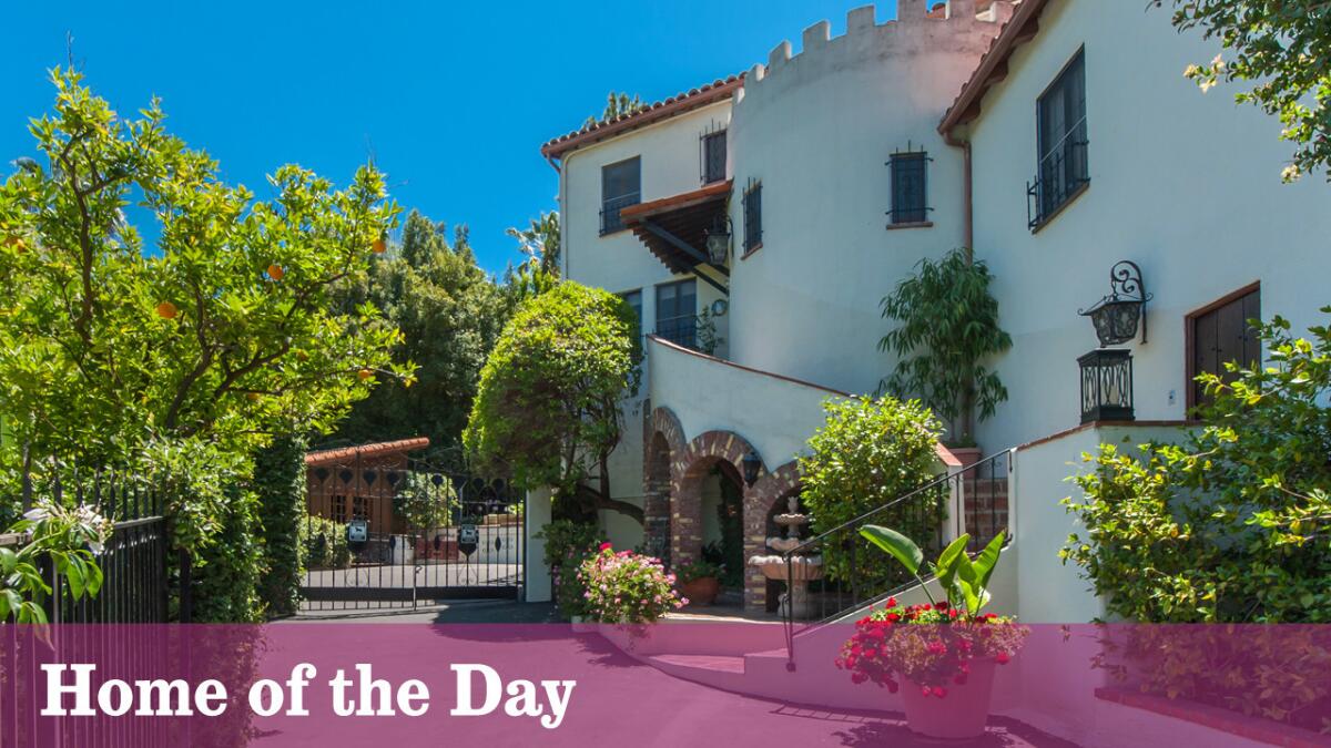 The Spanish-style estate on about an acre in Encino is on the market for the first time in more than three decades.