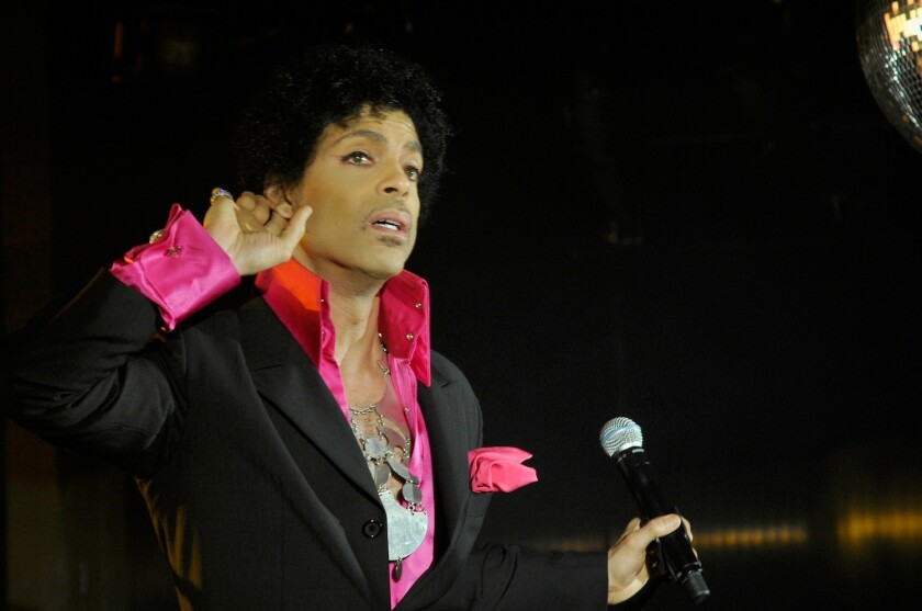 Prince at South by Southwest on March 16 in Austin, Texas.
