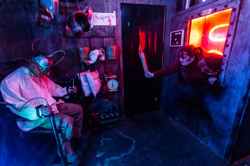 "The Haunt" has proved so scary that visitors are offered replacement pants if needed.