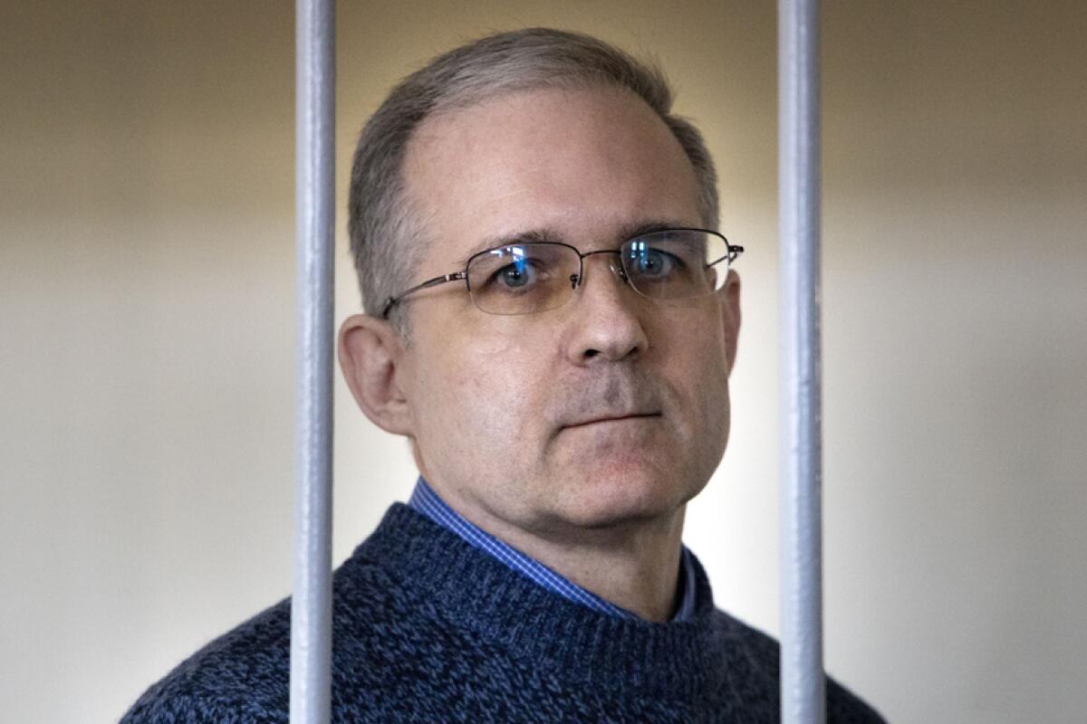 Paul Whelan in a Moscow courtroom in 2019