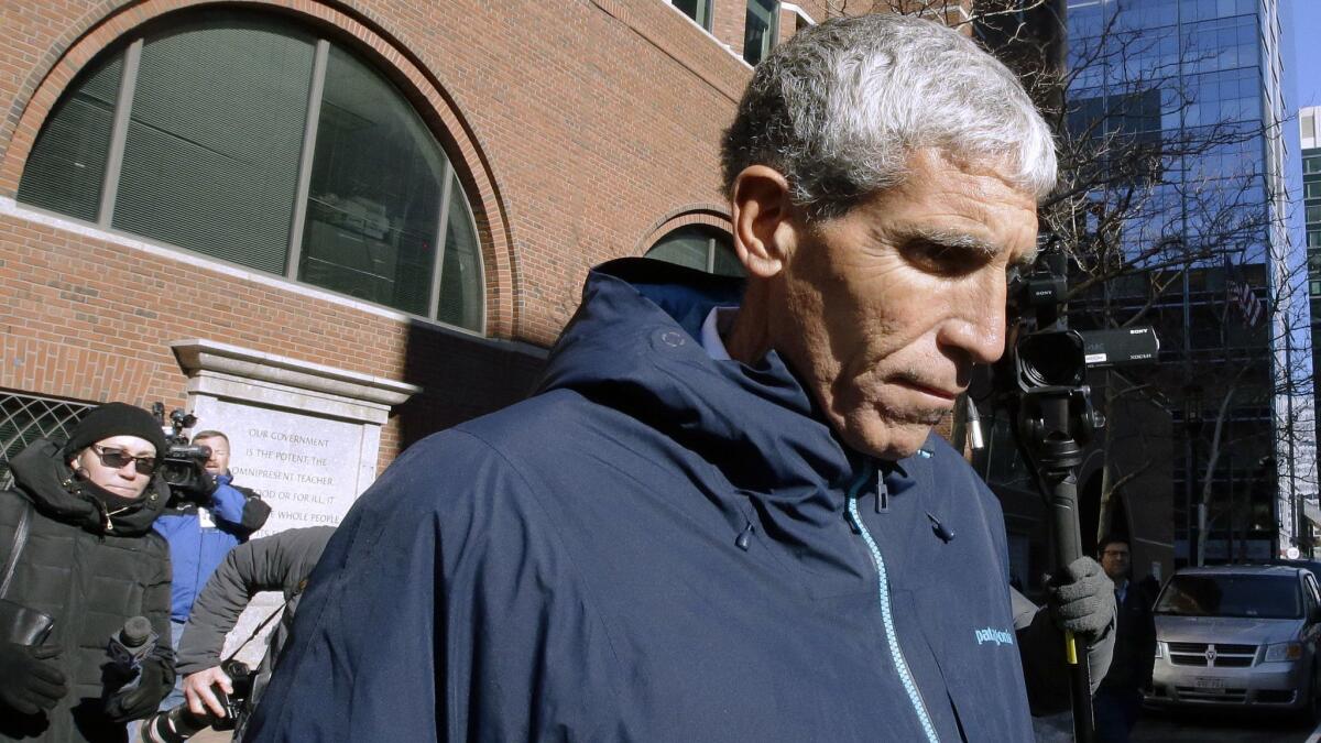 William "Rick" Singer departs federal court in Boston in March after he pleaded guilty to charges in a nationwide college admissions bribery scandal.