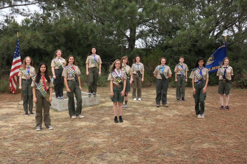 San Diego's first class of female Eagle Scouts steps up The San Diego