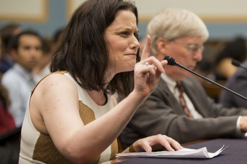 Gianna Jessen, an antiabortion and disability rights activist from Franklin, Tenn., testifies before the House Judiciary Committee hearing examining the practices of Planned Parenthood.