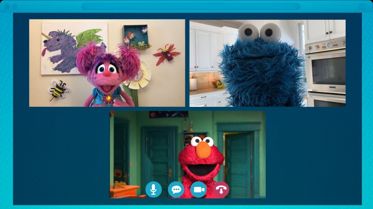 Elmo, Cookie Monster and friends cope with social distancing in the new special "Sesame Street: Elmo's Playdate."