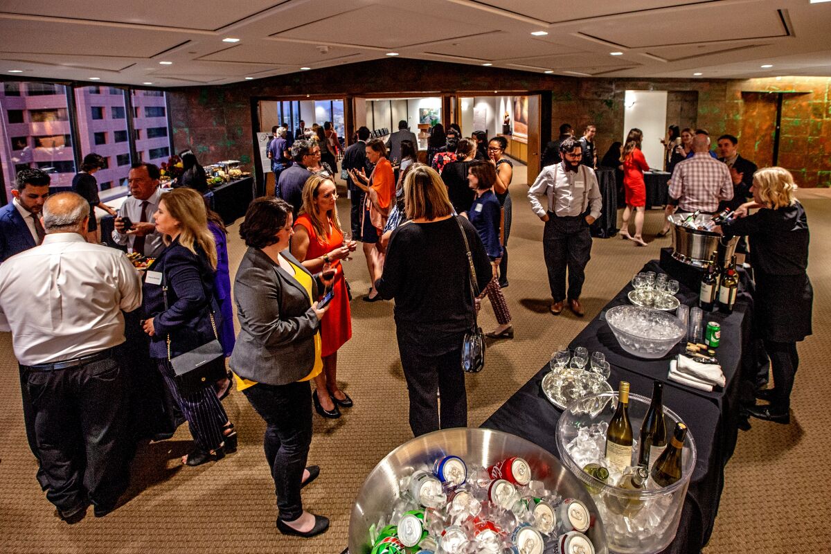 A fundraising event for the Florence Immigrant and Refugee Rights Project in 2018.