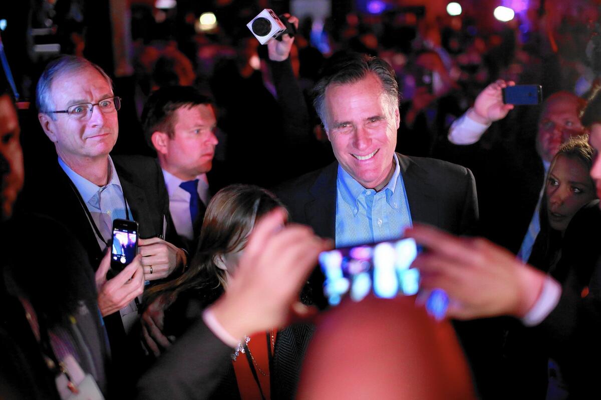 At a Republican National Committee dinner in San Diego, former Massachusetts Gov. Mitt Romney suggested that a third presidential campaign on his part would carry new focus on poverty and income inequality.