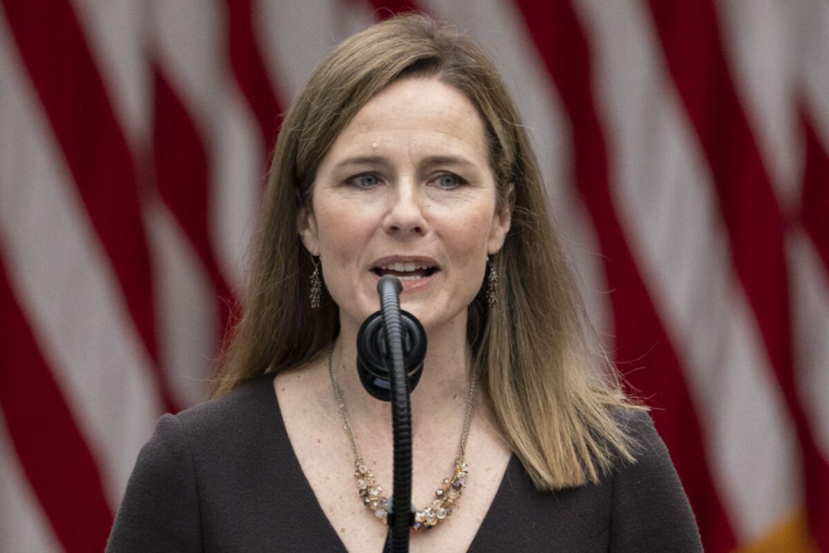 Hearings on Judge Amy Coney Barrett's nomination to the Supreme Court are scheduled to begin on Oct. 12.