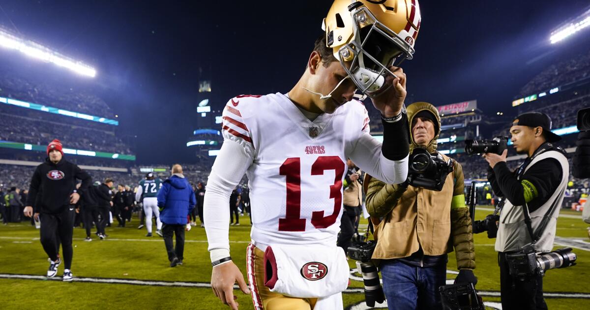 49ers season derailed by QB injuries in NFC title game - The San Diego  Union-Tribune