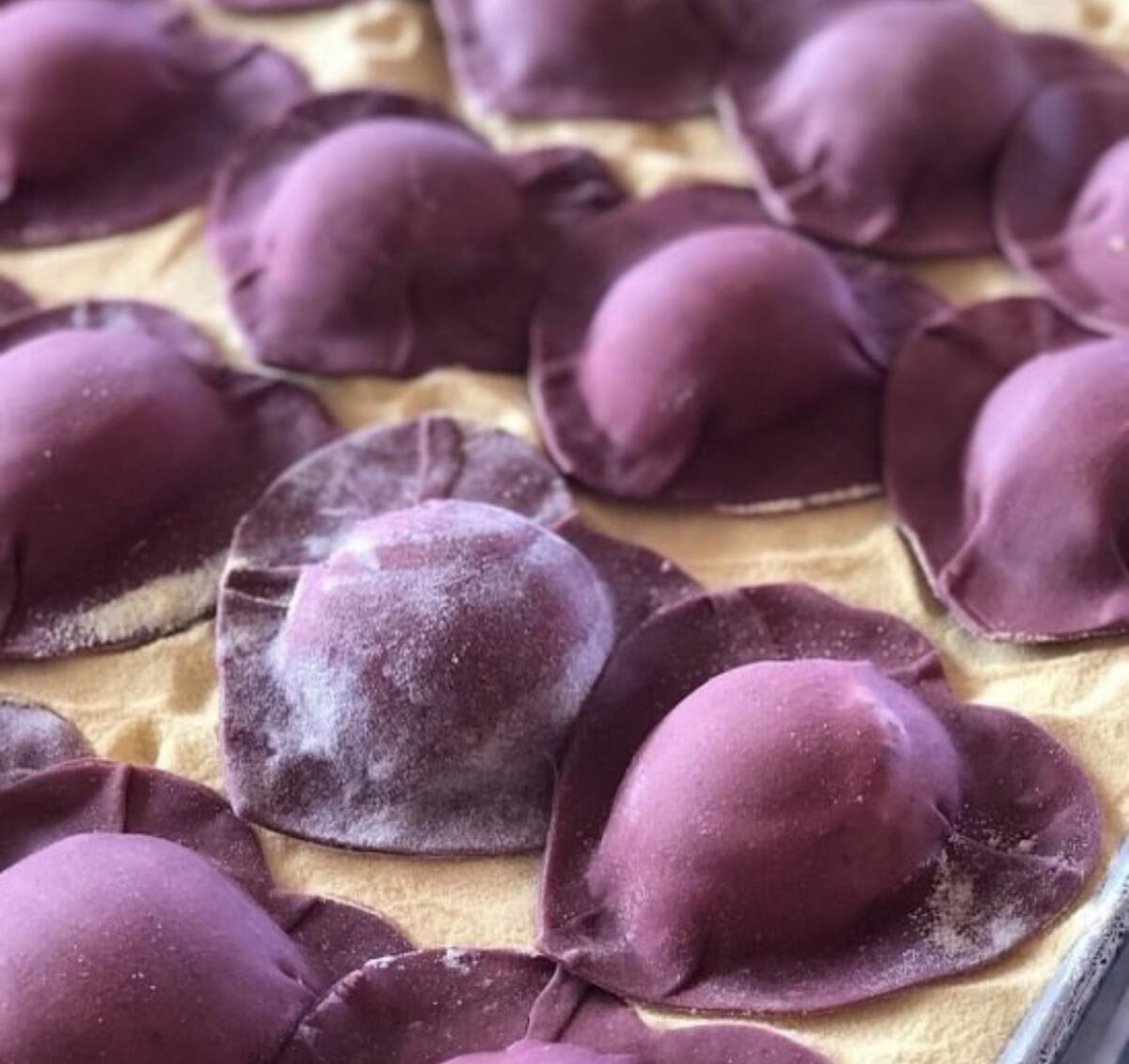 Terrace by Mix Mix offers heart-shaped ravioli for Valentine's Day with truffle and brown butter.