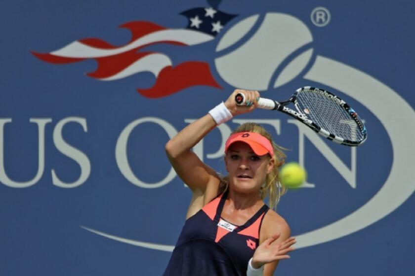 Agnieszka Radwanska advanced to the third round at the U.S. Open on Wednesday.