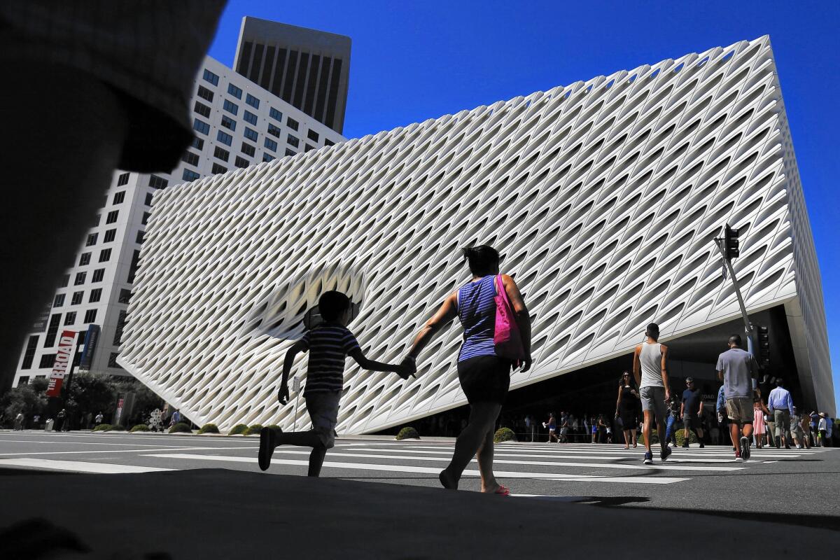 The Broad contemporary museum, part of the newest generation of cultural offerings downtown, opened its doors last year to throngs wanting to get a peek inside.