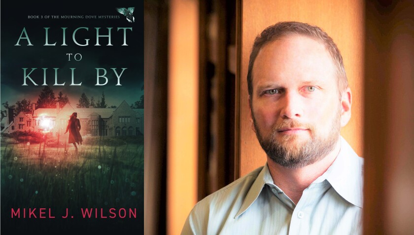 Author Mikel J. Wilson and his new book, "A Light to Kill By"