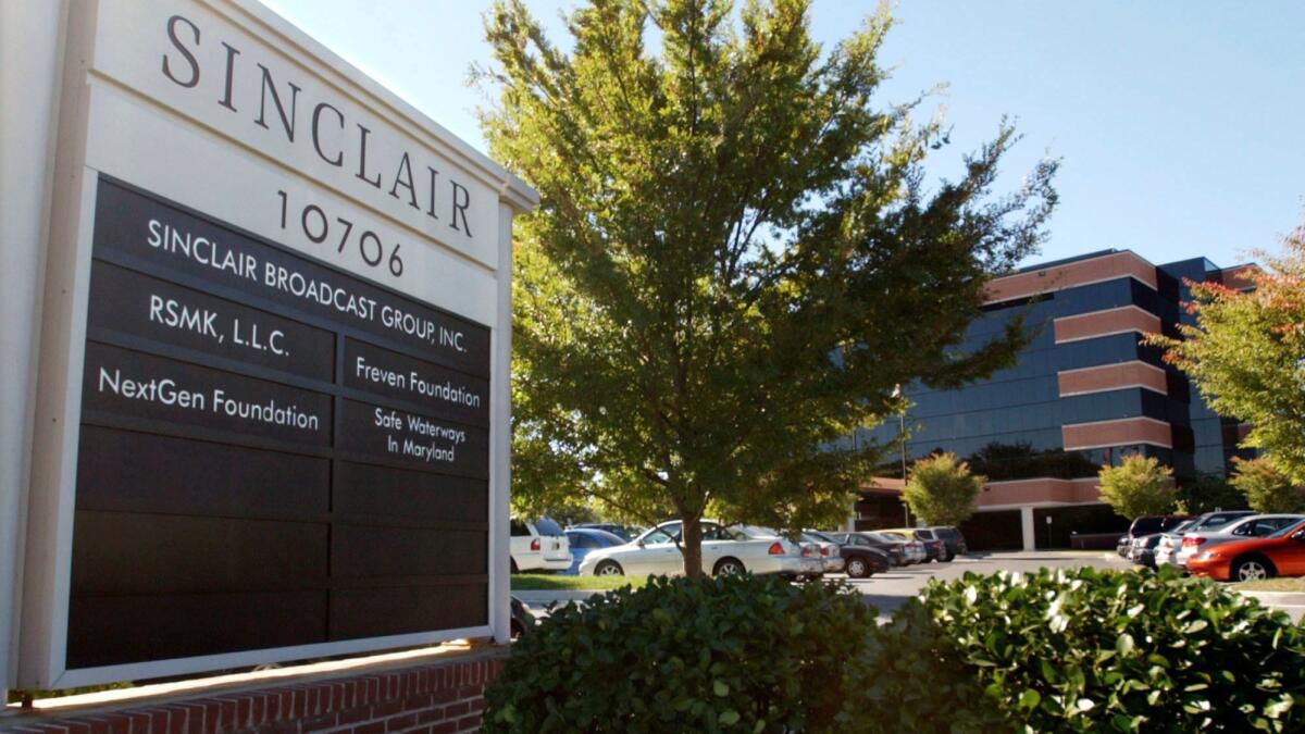 Sinclair Broadcast Group had announced a merger with Tribune Media last year.