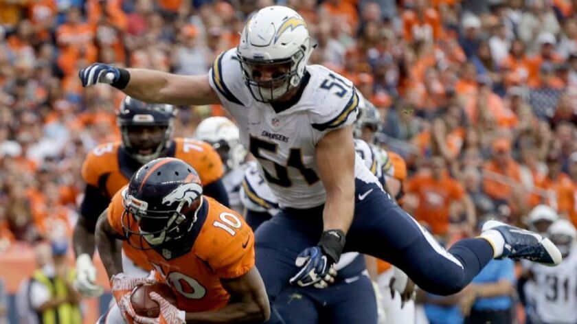 Chargers Kyle Emanuel Will Finally Get A Chance To Tackle