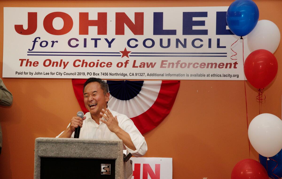 Los Angeles City Councilman John Lee