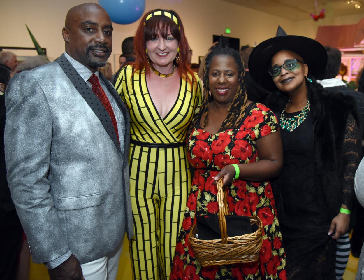 Marvin Ingram, Maggie Pedersen, Kim Wiggins and Alexis James at the Marquee Ball at the Creative Alliance.