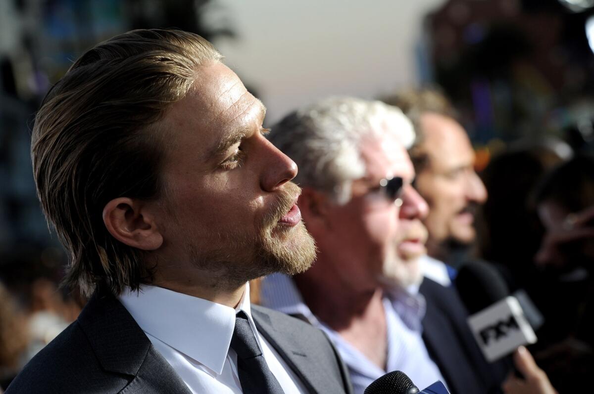 Actor Charlie Hunnam, seen here at the premiere of FX's "Sons of Anarchy" in Los Angeles on Sept. 7, will play the role of Christian Grey in the film "50 Shades of Grey."