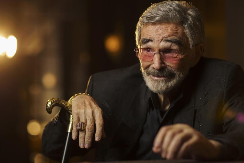 BEVERLY HILLS, CALIF. -- WEDNESDAY, MARCH 21, 2018: Burt Reynolds poses for a portrait, as he promotes his new movie, "The Last Movie Star," in Beverly Hills, Calif., on March 21, 2018. (Marcus Yam / Los Angeles Times)