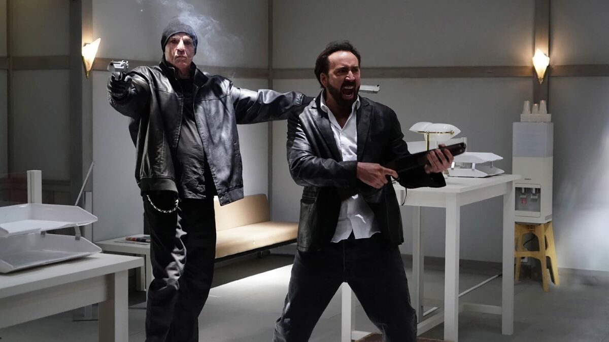 Nick Cassavetes and Nic Cage appears in Prisoners of the Ghostland by Sion Sono