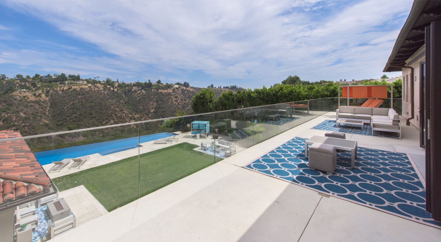 The balcony.