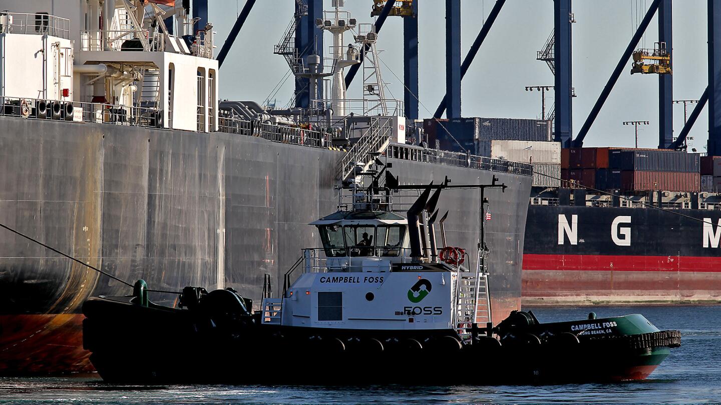 Backup at ports of Los Angeles and Long Beach