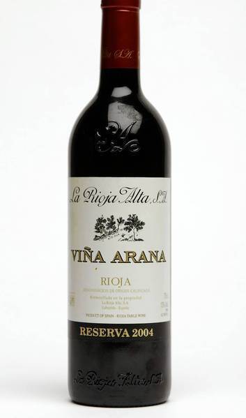 2004 La Rioja Alta Vi&ntildea Arana Rioja Reserva