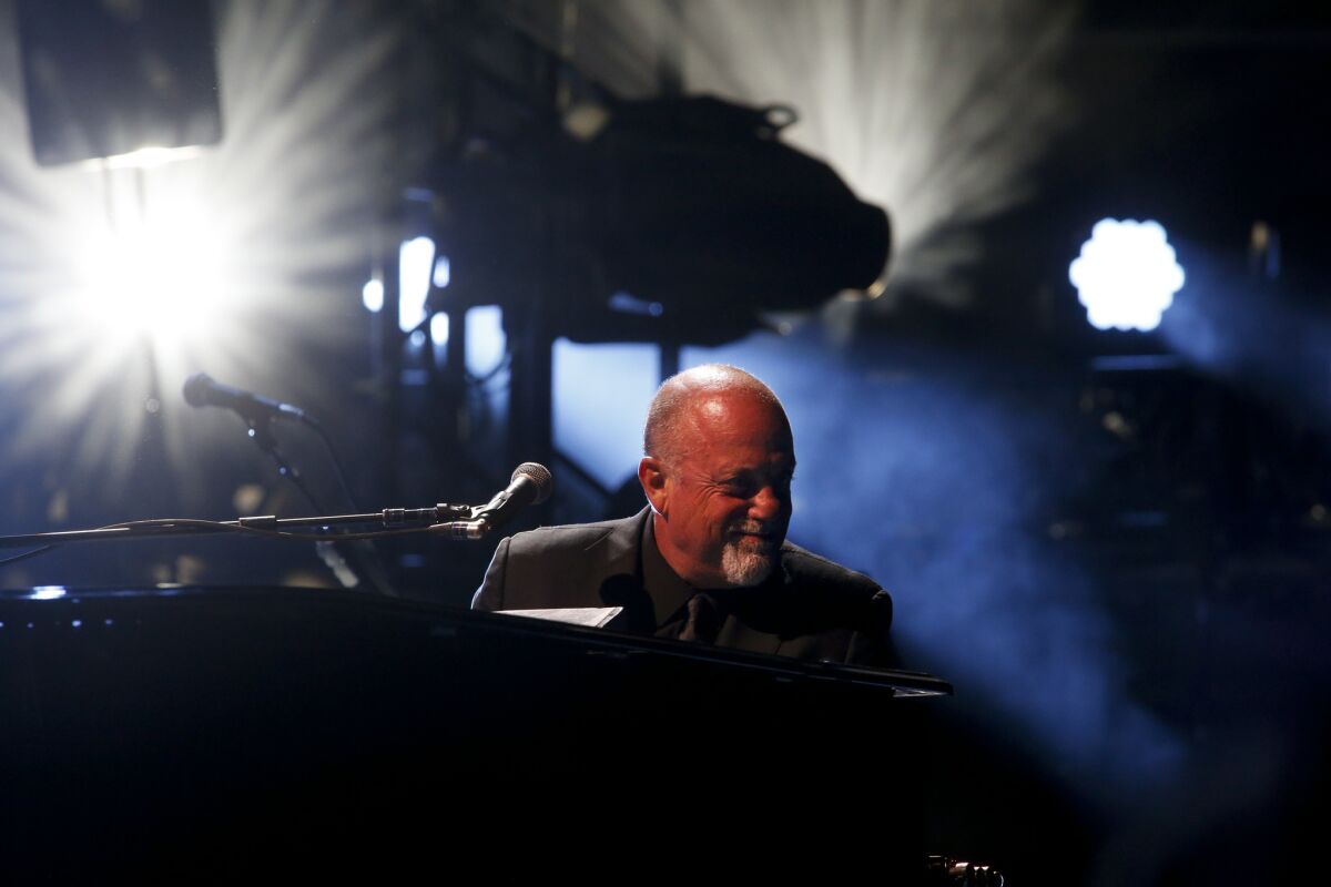 Billy Joel performs May 17 during the first of three concerts at the Hollywood Bowl.