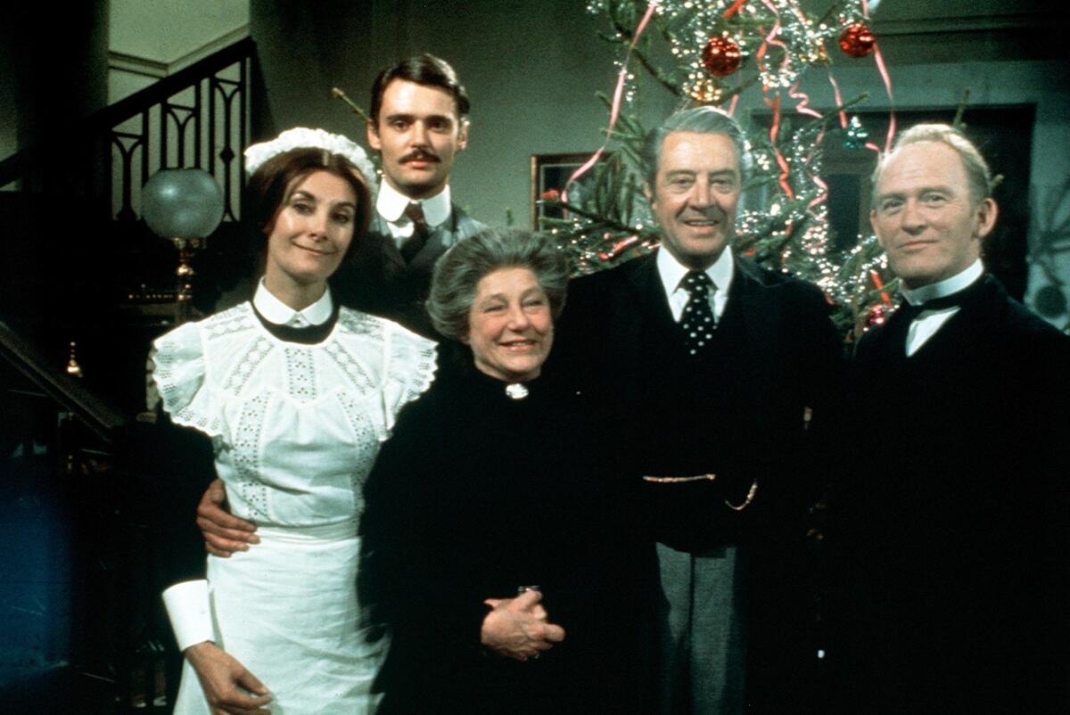 The cast of "Upstairs, Downstairs."