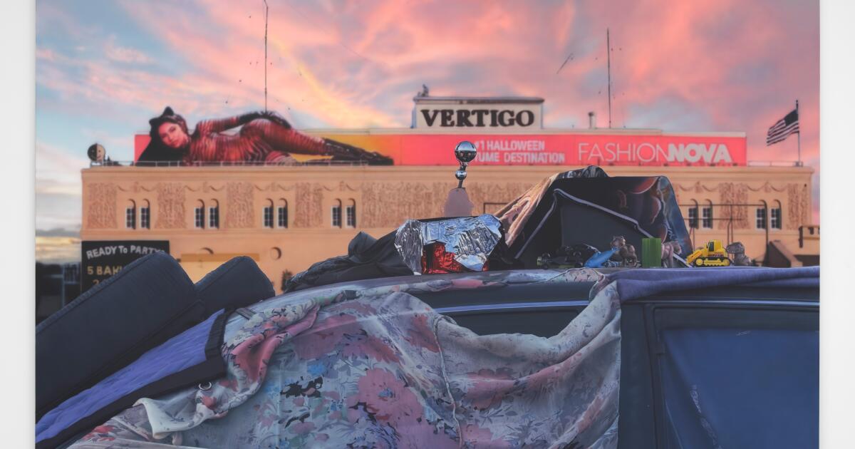 L.A.'s unofficial Statue of Liberty is a Fashion Nova billboard off the 10 Freeway