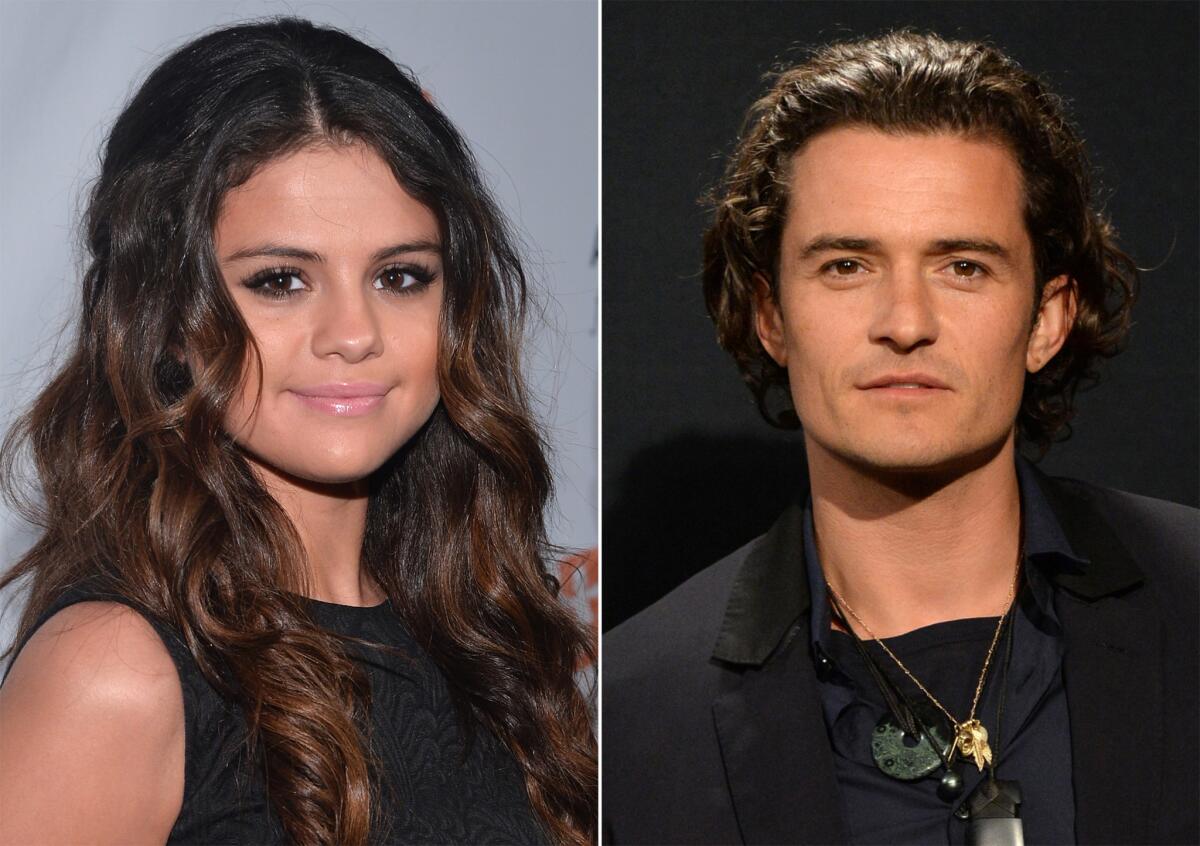 Singer Selena Gomez has been linked to actor Orlando Bloom after the pair were photographed together Saturday.