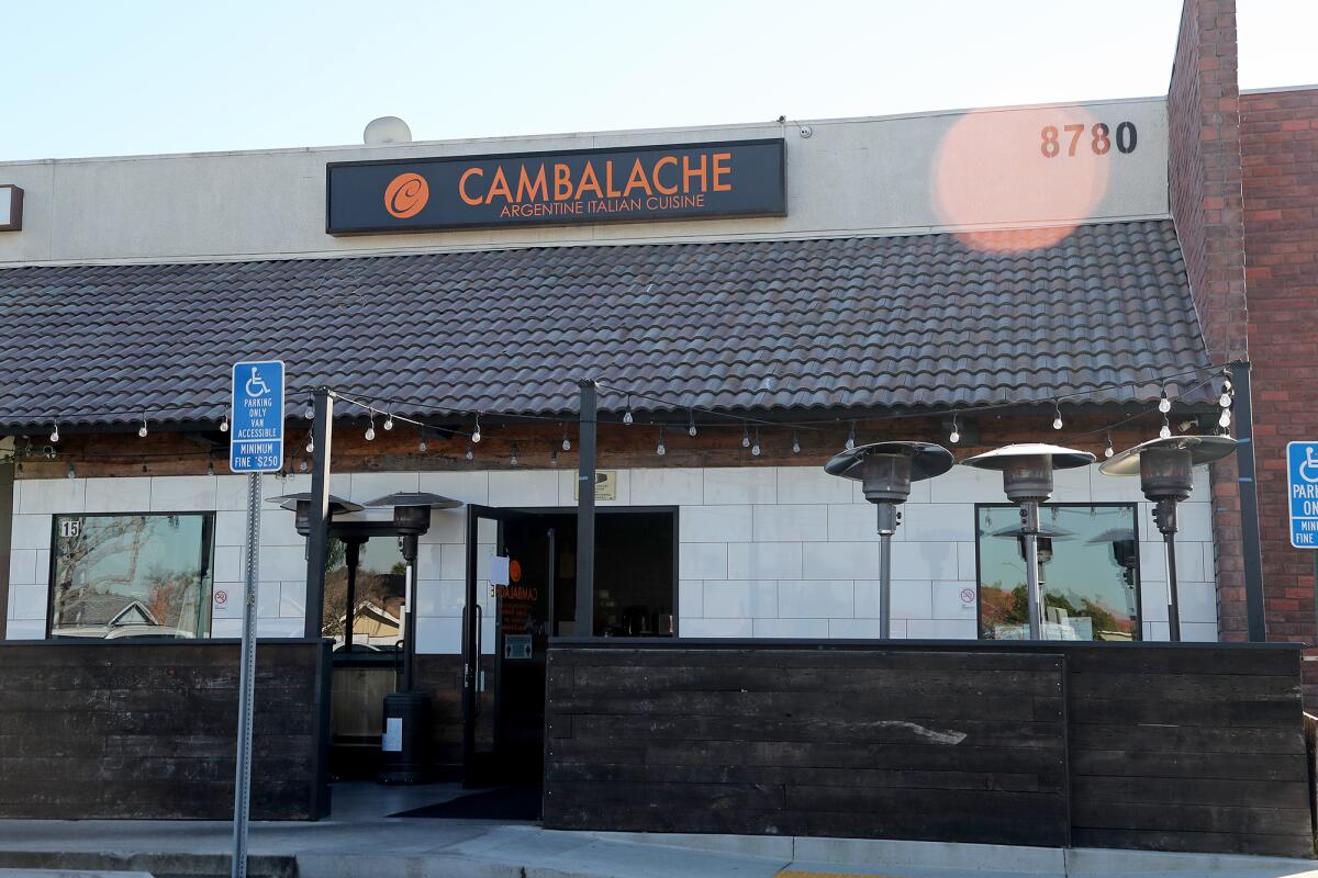 Cambalache Grill in Fountain Valley.
